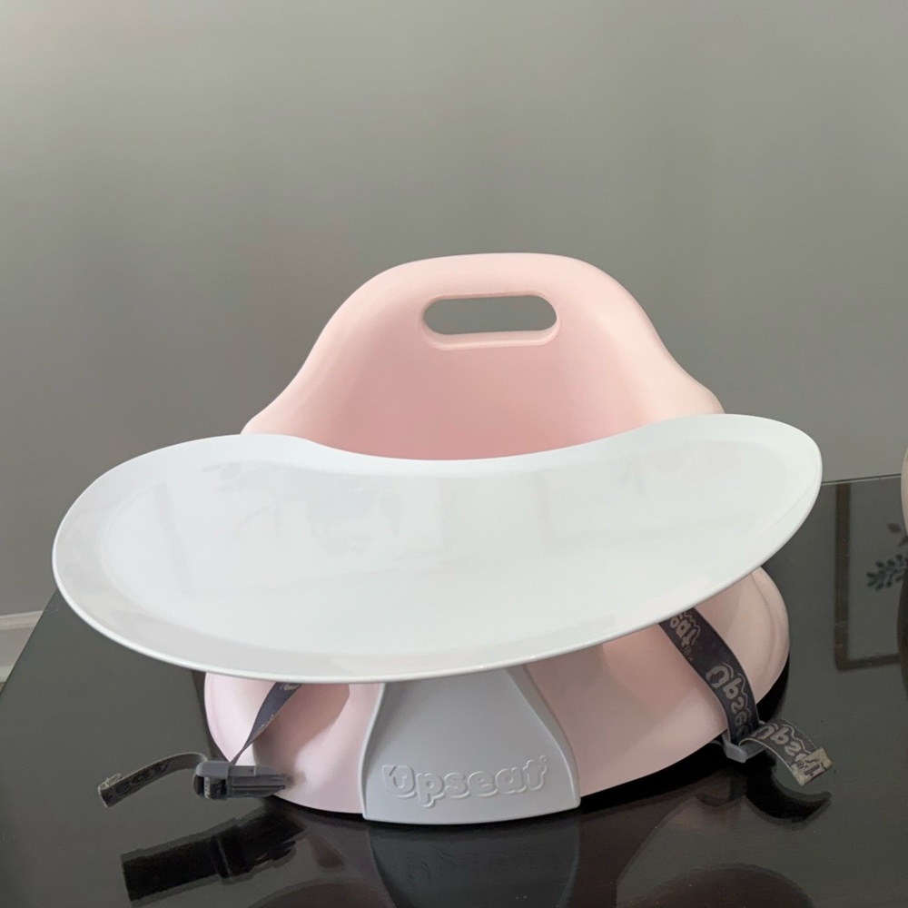 Pink Baby Upseat with Tray